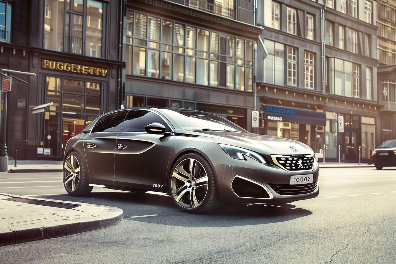 Dimensions Peugeot 1007 : découvrez les mesures précises de ce modèle compact