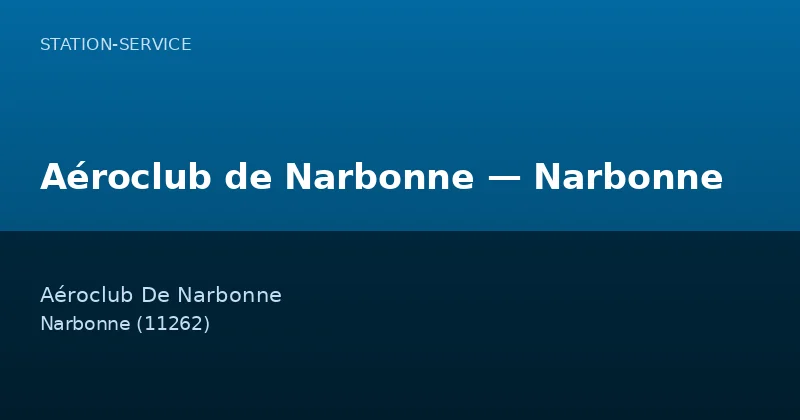 Aéroclub de Narbonne — Narbonne