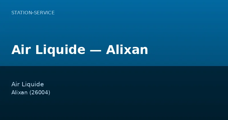 Air Liquide — Alixan