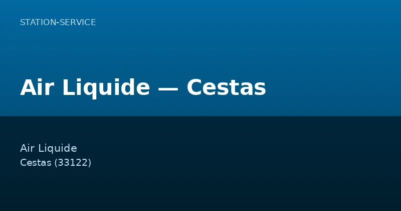 Air Liquide — Cestas