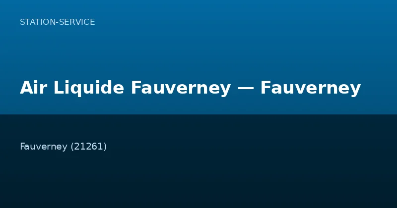 Air Liquide Fauverney — Fauverney