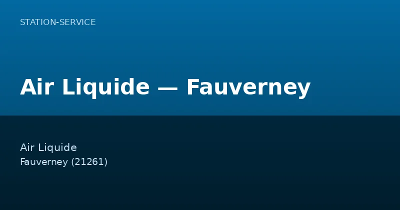 Air Liquide — Fauverney