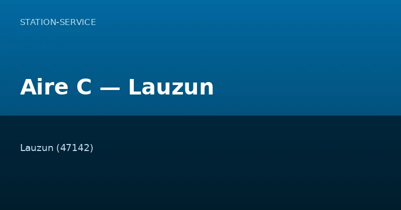 Aire C — Lauzun