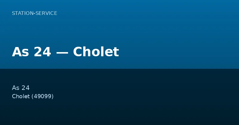 As 24 — Cholet