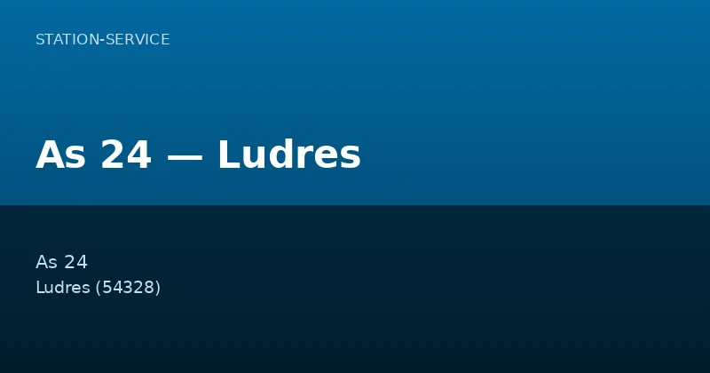 As 24 — Ludres