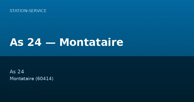 As 24 — Montataire