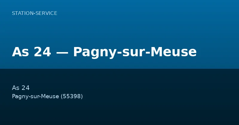 As 24 — Pagny-sur-Meuse