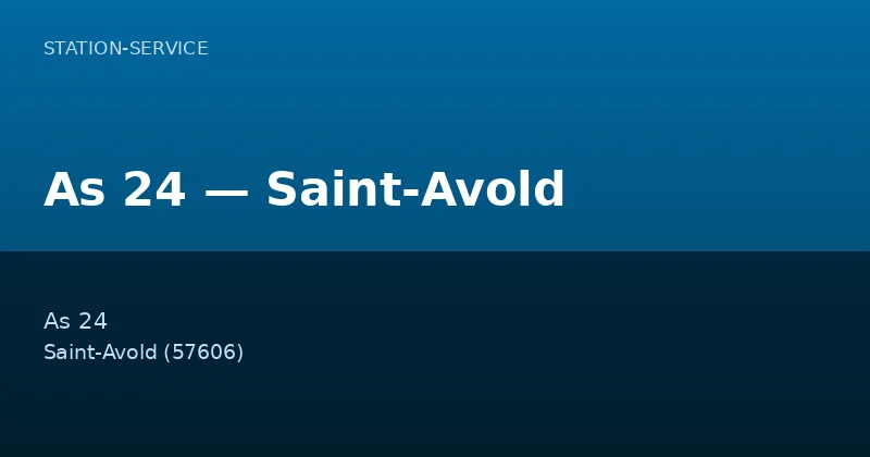 As 24 — Saint-Avold