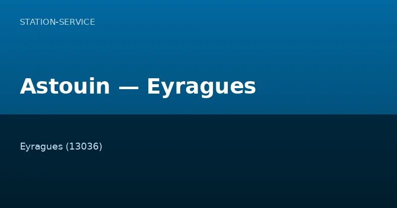 Astouin — Eyragues