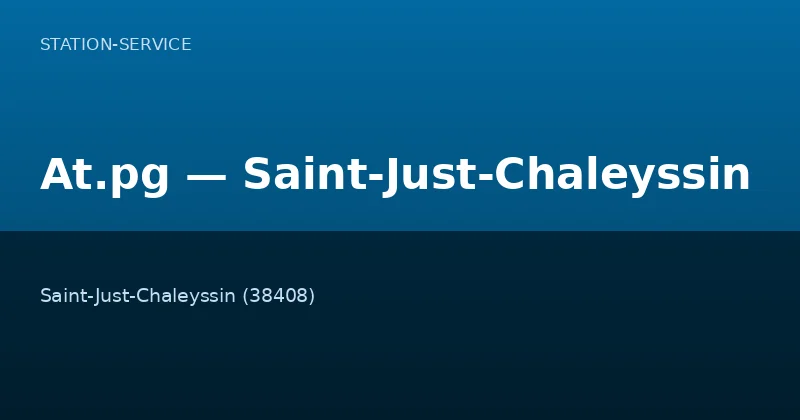 At.pg — Saint-Just-Chaleyssin