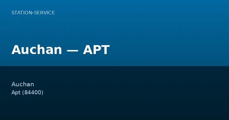 Auchan — APT