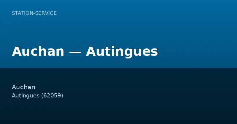 Auchan — Autingues