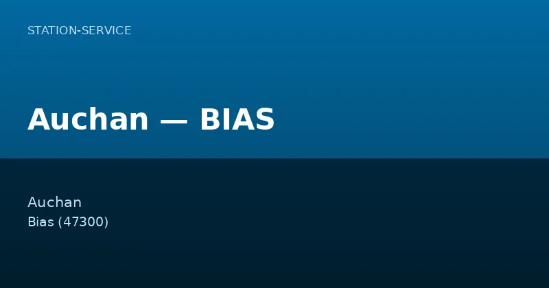 Auchan — BIAS