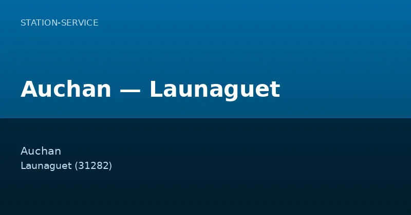 Auchan — Launaguet