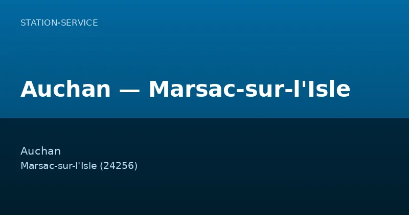 Auchan — Marsac-sur-l'Isle