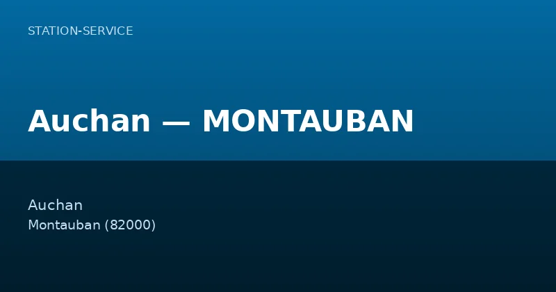 Auchan — MONTAUBAN