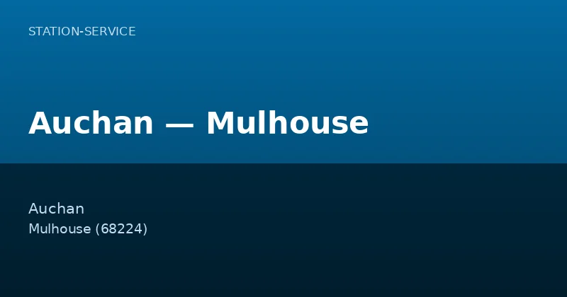 Auchan — Mulhouse