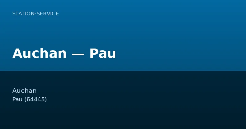 Auchan — Pau