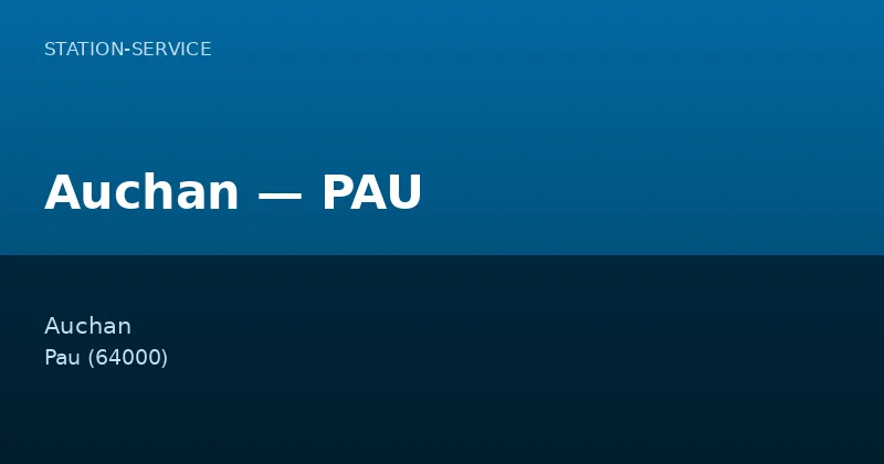 Auchan — PAU
