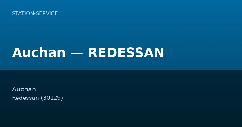 Auchan — REDESSAN