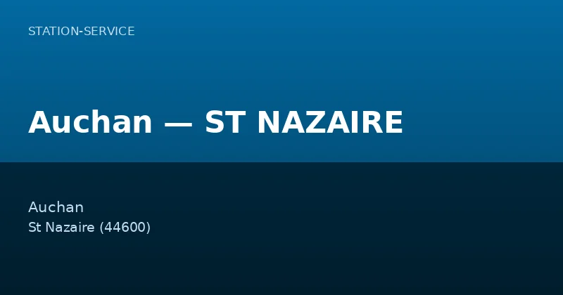 Auchan — ST NAZAIRE