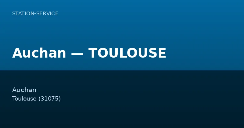Auchan — TOULOUSE