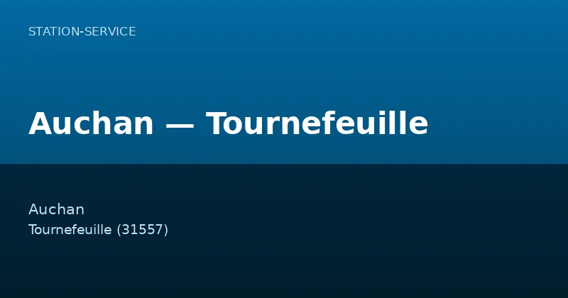 Auchan — Tournefeuille