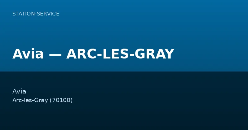 Avia — ARC-LES-GRAY