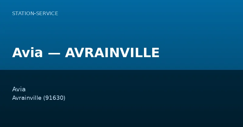 Avia — AVRAINVILLE