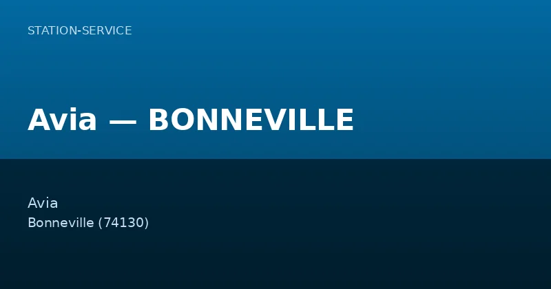 Avia — BONNEVILLE