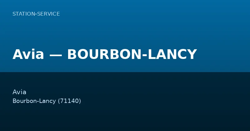 Avia — BOURBON-LANCY