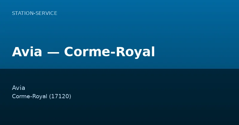 Avia — Corme-Royal