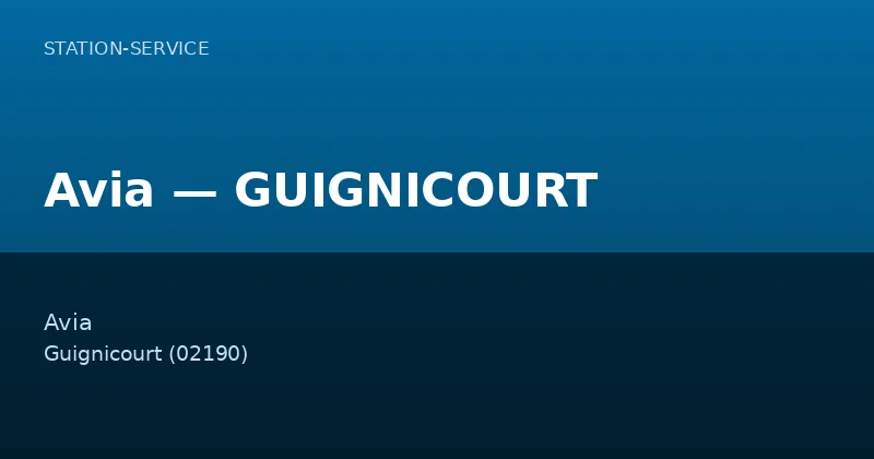 Avia — GUIGNICOURT
