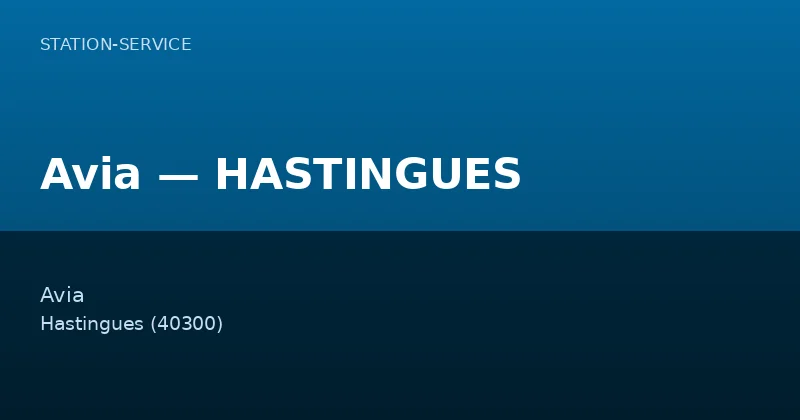 Avia — HASTINGUES