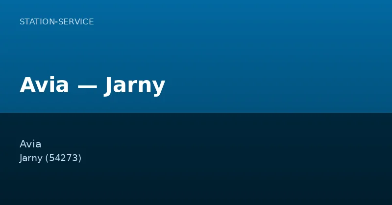Avia — Jarny
