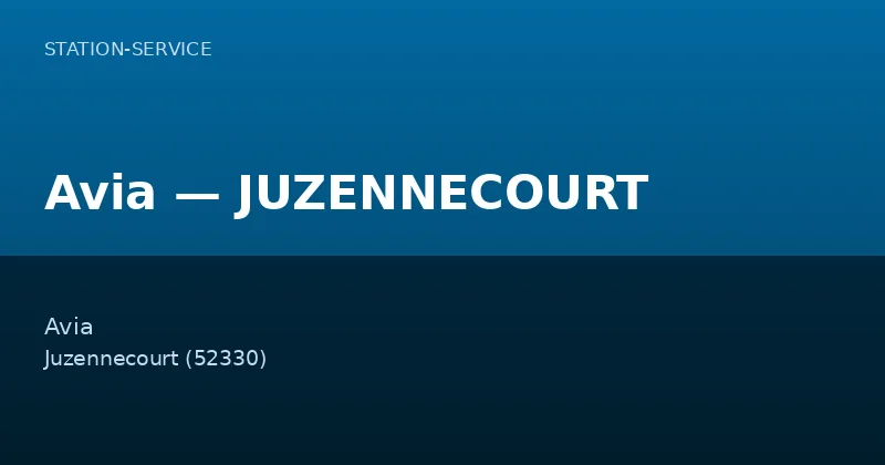 Avia — JUZENNECOURT