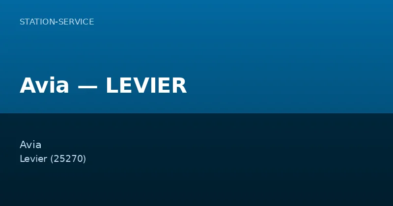 Avia — LEVIER