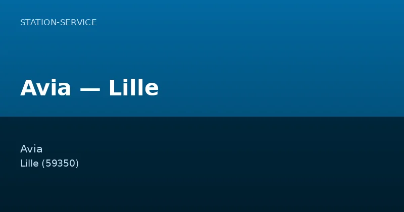 Avia — Lille