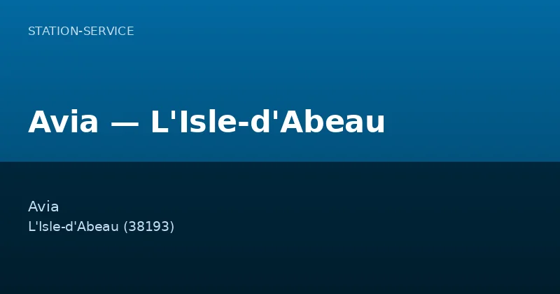 Avia — L'Isle-d'Abeau