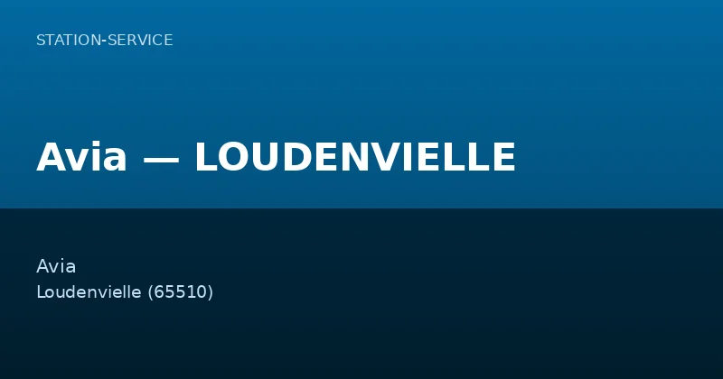 Avia — LOUDENVIELLE