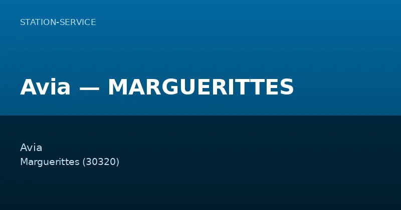 Avia — MARGUERITTES