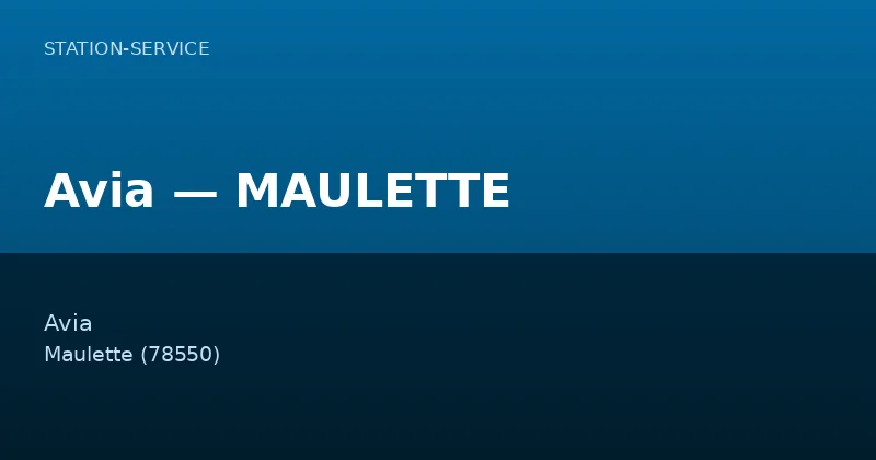 Avia — MAULETTE