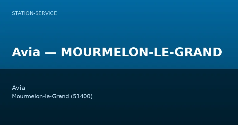 Avia — MOURMELON-LE-GRAND