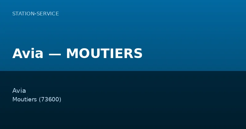 Avia — MOUTIERS