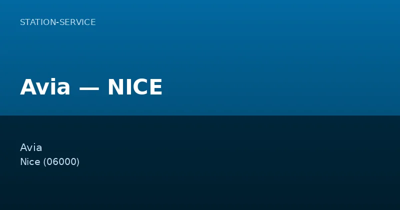 Avia — NICE