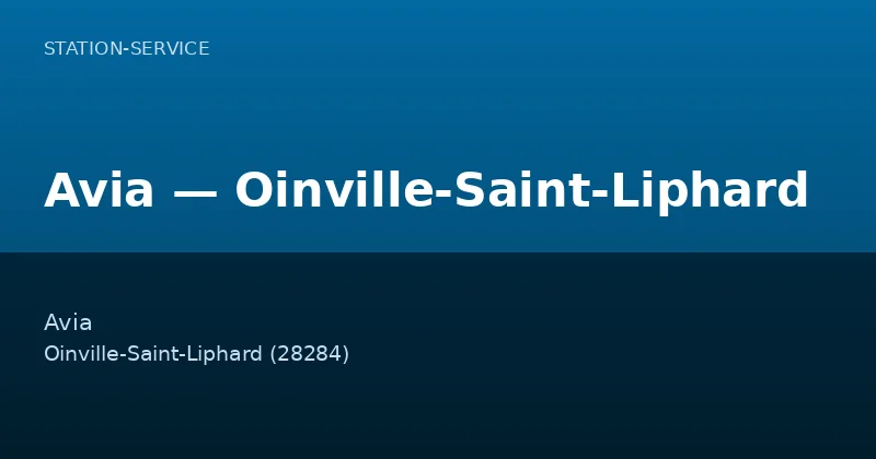 Avia — Oinville-Saint-Liphard