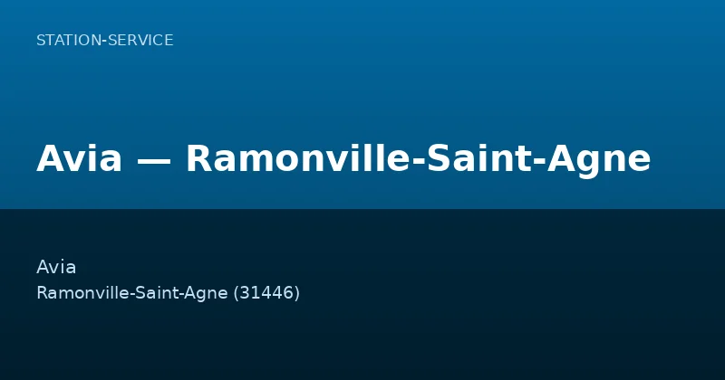 Avia — Ramonville-Saint-Agne