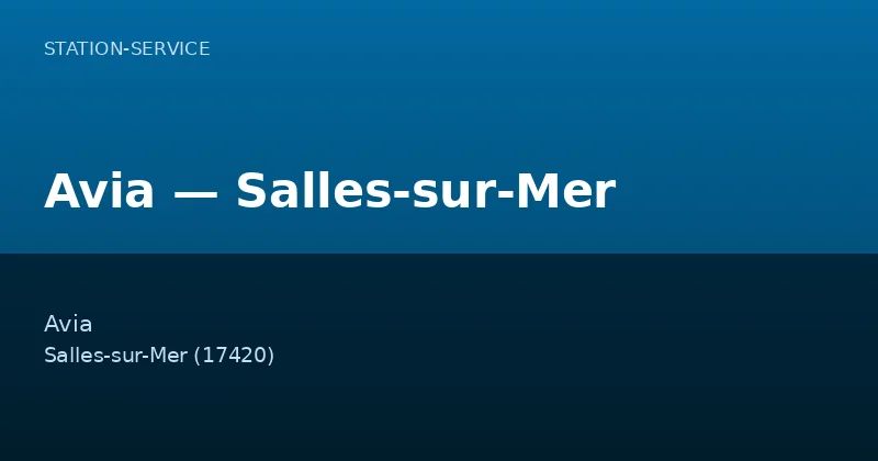 Avia — Salles-sur-Mer
