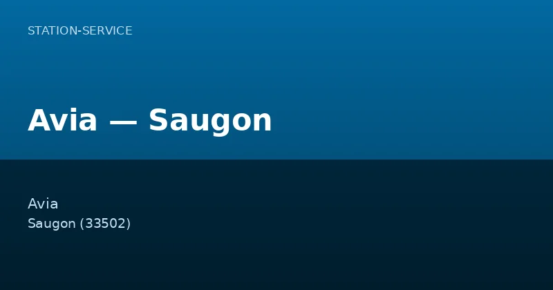 Avia — Saugon