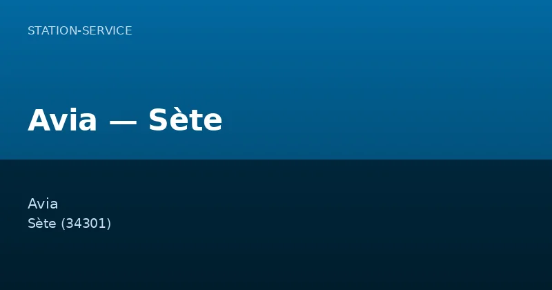 Avia — Sète